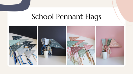 DIY School Pennant Flags