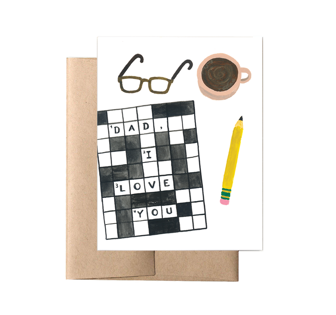 Dad Crossword Forage Paper Co